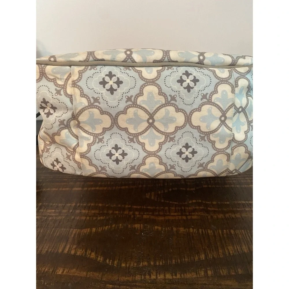 PETUNIA PICKLE BOTTOM Touring Tote Classically Crete Diaper Bag Pad Small Bag
